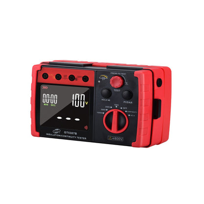 Benetech GT5307B Insulation and Continuity Tester with Electrical Multimeter, Testing Probes & Leads for Wire Resistance, Circuit Conductor, Motor Windings, Electrical Components