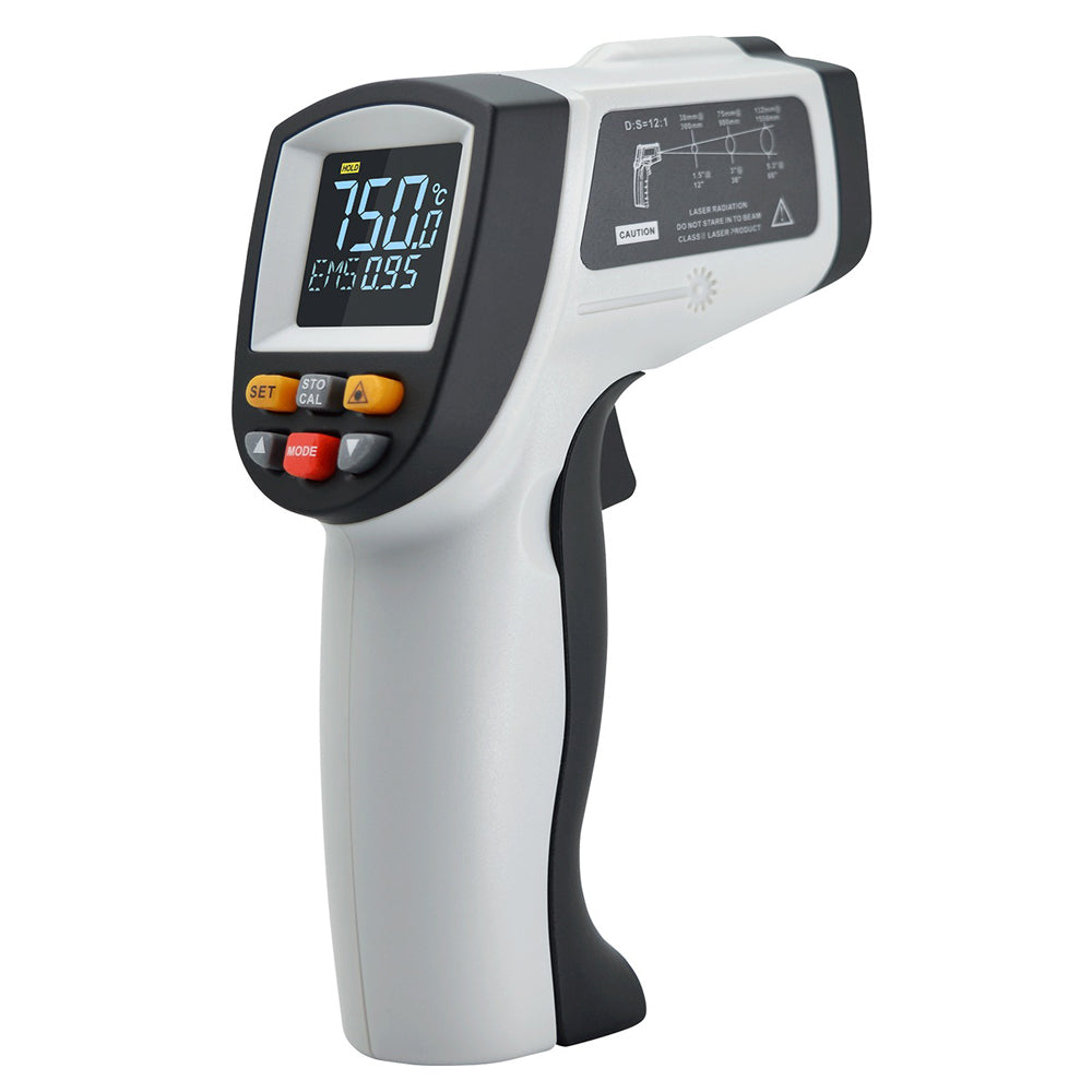 Benetech Non-Contact Infrared Thermometer Digital Thermal Scanner (Battery Included) with (-50°C - 780°C / 950°C) Sensor, Data Logging, LCD Display for Hot Hazardous Objects, Body & Forehead Temperature Check | GT750 GT950
