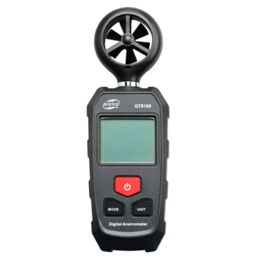 Benetech GT8160 Digital Anemometer with Full Wind Speed and Temperature Measurement, Auto / Manual Power Off, Beaufort Wind Scale and LCD Backlit Display, Frost Alert and Low Battery Indicator