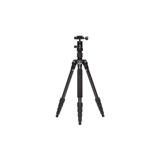 Benro C0691T Transfunctional Travel Angel Carbon Fiber Tripod Kit with B-0 Ball Head, Detachable Leg as 1.3m Monopod, Twist Lock Legs, 5-Section, Extends Up to 1.5m, 6kg Max Payload for Camera Photography | C0691B00