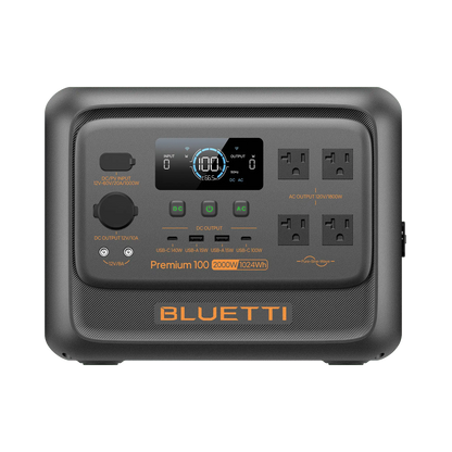 BLUETTI Premium 100 V2 2000W 1024Wh LiFePO4 Portable Power Station Emergency Supply