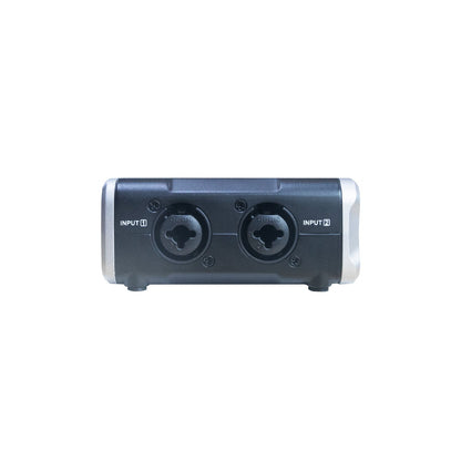 [CLEARANCE] Boya BY-AM4 Dual Channel Audio Mixer USB Audio Interface Professional Sound Card for Dynamic/Condenser XLR Mics