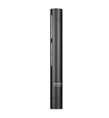 [CLEARANCE] BOYA BY-BM6040 Cardioid Condenser Shotgun Microphone with 90Hz-20kHz Frequency Response, XLR Connector, Fur & Foam Windscreen for DSLR, Mirrorless Camera, Film Production, Live Streaming, Video Content & Broadcast Shooting - Audio & Video
