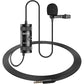 Boya BY-M1 Pro / BY-M1 Pro II Universal Lavalier Condenser Microphone with Clip-On, 3.5mm TRRS Jack Connector and Manual Noise Reduction for Smartphones, Cameras, TikTok, Vlogging, Podcasting, Recording, Computer