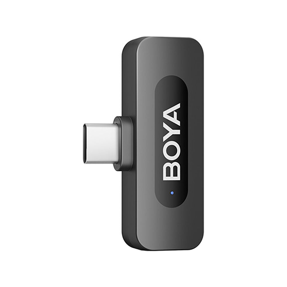 BOYA BY-V3 / BY-V30 (2RX+1TX) Wireless Lavalier Microphone with 2-Person Transmitter, Lightning / USB-C Receiver & Charging Case for Vlogging, Live Streaming & Video Content Creation