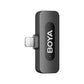 BOYA BY-V3 / BY-V30 (2RX+1TX) Wireless Lavalier Microphone with 2-Person Transmitter, Lightning / USB-C Receiver & Charging Case for Vlogging, Live Streaming & Video Content Creation