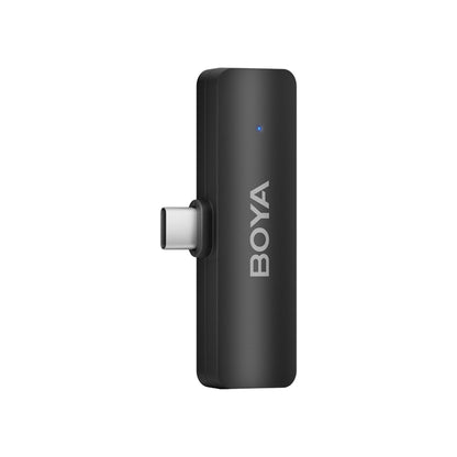 Boya BY-V4 (4TX+RX) Wireless Microphone System with 4-Peson Clip-On Mic Transmitters, USB-C/Lightning/3.5mm Audio Receiver & Charging Case for Smartphone, Camera, Computer Laptop, iPhone - Vlogging, Live Streaming, Video Content Creation