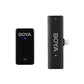 BOYA BY-WMic5 Ultracompact 2.4GHz Dual-Channel Wireless Lavalier Microphone System (Plug & Play) Clip On Mic for Smartphone, Tablet, DSLR, Mirrorless, Camera, iPad, iPhone, Android & iOS Devices - USB Type C / Lightning / 3.5mm Audio Jack