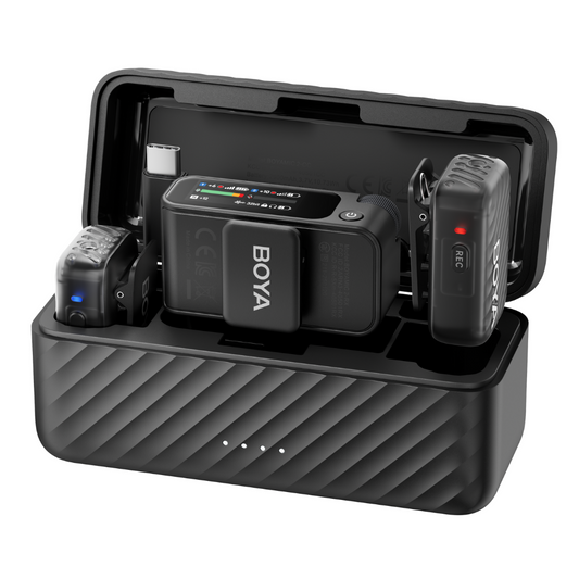 [PRE-ORDER] BOYA BOYAMIC 2 AI-Powered Wireless Mini Microphone Lapel with True Noise Cancellation, Smart Touch Feature, 32-bit Onboard Recording for Vlogging | BOYA BOYAMIC 2-01 BOYA BOYAMIC 2-02