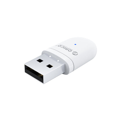 [CLEARANCE] ORICO Bluetooth 5.0 Extender Dongle Adapter Fast Pairing with 20M Max Distance and 3Mbps Transfer Rate for Wireless Connection Plug & Play for Speaker Controller - White | BTA-SW01