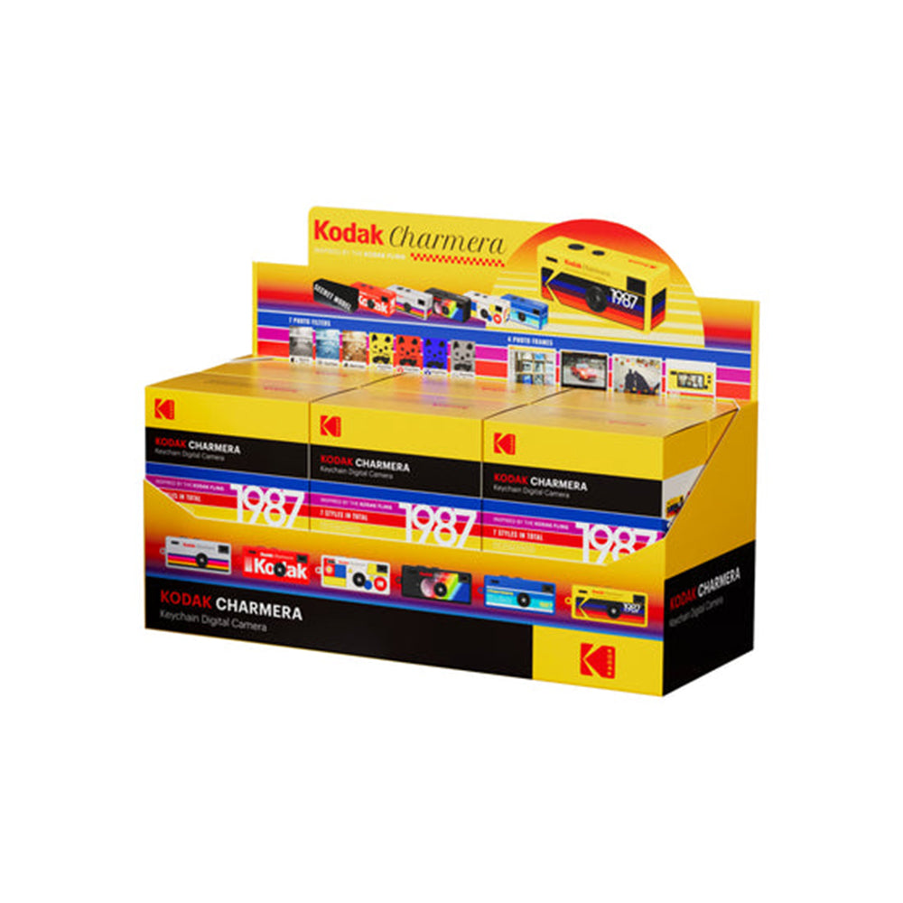 Kodak Charmera Keychain Vintage Style Digital Camera Bundle – Retro Charm Mini Collectible, 1080p Video 30fps, Built-in Flash, Creative Filters & Frames, USB-C Rechargeable, Compact & Portable Design for Photography