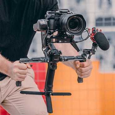 Falcam F22 QR Quick Release Sling, Port and Hand Grip Accessories for DJI Ronin Handheld Gimbal Stabilizer, F38 Compatible, 1/4"-20, M4 Threaded and ARRI Locating Holes, Left / Right Available, Modular Design for Vlog Vlogging Video Shoot