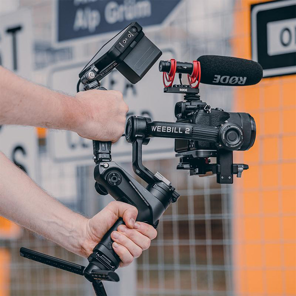 Falcam F22 QR Quick Release Sling, Port and Hand Grip Accessories for DJI Ronin Handheld Gimbal Stabilizer, F38 Compatible, 1/4"-20, M4 Threaded and ARRI Locating Holes, Left / Right Available, Modular Design for Vlog Vlogging Video Shoot