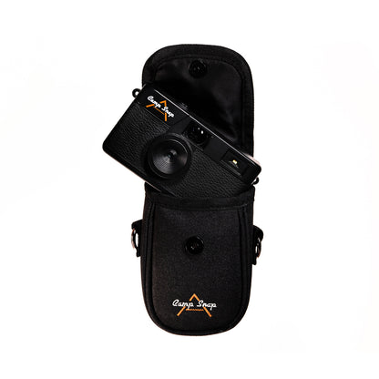 Camp Snap Version 103B Vintage Style Screen-Free Digital Camera Point & Shoot with 8MP Sensor, Rechargeable Battery 500 Max Shots per Single Charge, Internal 4GB MicroSD Card Slot Max 2000 Shots and LED Flash with Controls for Photography