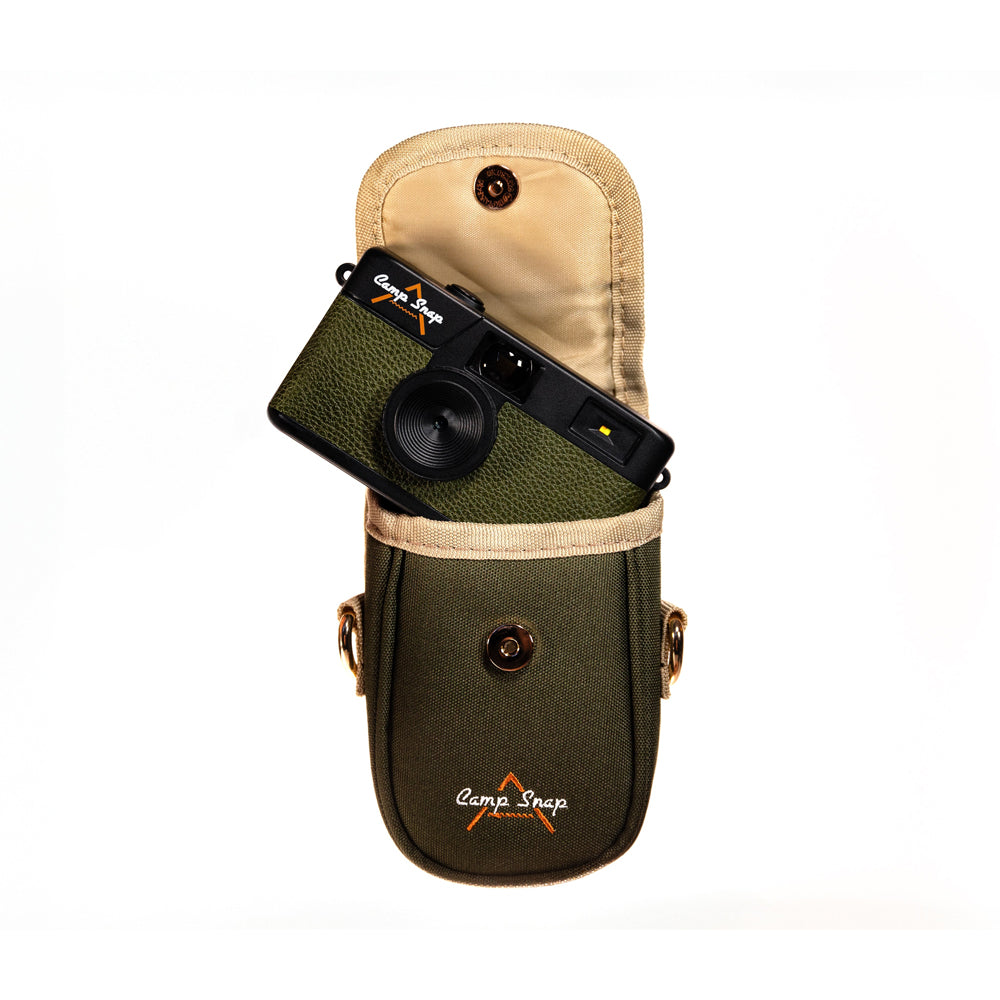Camp Snap Version 103B Vintage Style Screen-Free Digital Camera Point & Shoot with 8MP Sensor, Rechargeable Battery 500 Max Shots per Single Charge, Internal 4GB MicroSD Card Slot Max 2000 Shots and LED Flash with Controls for Photography