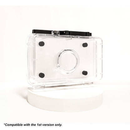 Camp Snap V105 Vintage Style Screen-Free Digital Camera Point & Shoot with 8MP Sensor, Rechargeable Battery 500 Max Shots per Single Charge, Internal 4GB MicroSD Card Slot Max 2000 Shots and LED Flash with Controls for Photography