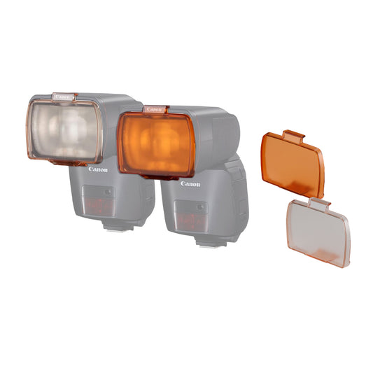 Canon SCF-EL Clip-On Light and Dark Orange Color Filter Set for Speedlite EL-1 External Camera Flash