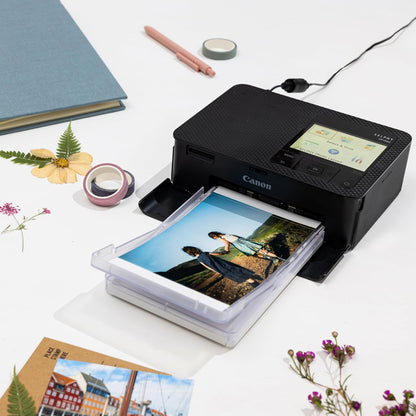 Canon SELPHY CP1500 Compact Photo Printer - Portable Dye-Sublimation Thermal Printer for Instant Photo Printing with Multi-Device Connection, Wi-Fi, AirPrint Mobile APP, USB Type-C & SD Card Interface for Home, Office & Business
