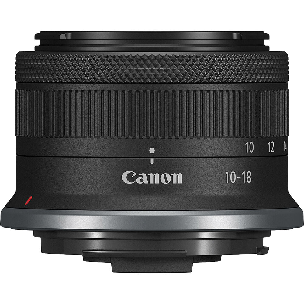 Canon RF-S 10-18mm f/4.5-6.3 IS STM Lens with Ultra-Wide Zoom 16-29mm Full-Frame Equivalent, Optical Image Stabilizer, STM Autofocus, Lightweight Travel Lens for APS-C RF-Mount Mirrorless Cameras