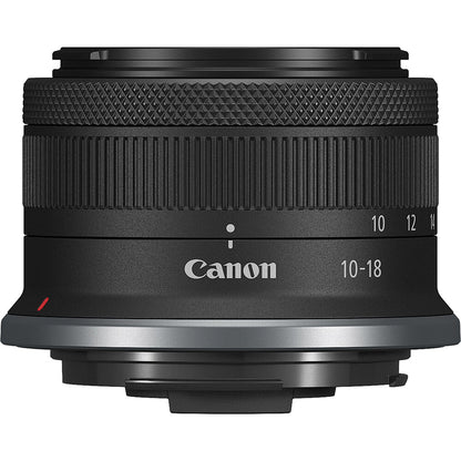Canon RF-S 10-18mm f/4.5-6.3 IS STM Lens with Ultra-Wide Zoom 16-29mm Full-Frame Equivalent, Optical Image Stabilizer, STM Autofocus, Lightweight Travel Lens for APS-C RF-Mount Mirrorless Cameras