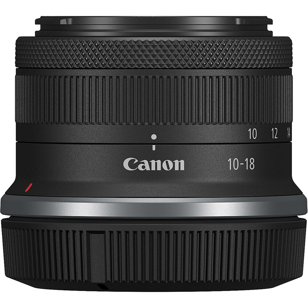 Canon RF-S 10-18mm f/4.5-6.3 IS STM Lens with Ultra-Wide Zoom 16-29mm Full-Frame Equivalent, Optical Image Stabilizer, STM Autofocus, Lightweight Travel Lens for APS-C RF-Mount Mirrorless Cameras