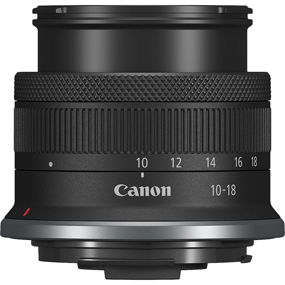 Canon RF-S 10-18mm f/4.5-6.3 IS STM Lens with Ultra-Wide Zoom 16-29mm Full-Frame Equivalent, Optical Image Stabilizer, STM Autofocus, Lightweight Travel Lens for APS-C RF-Mount Mirrorless Cameras