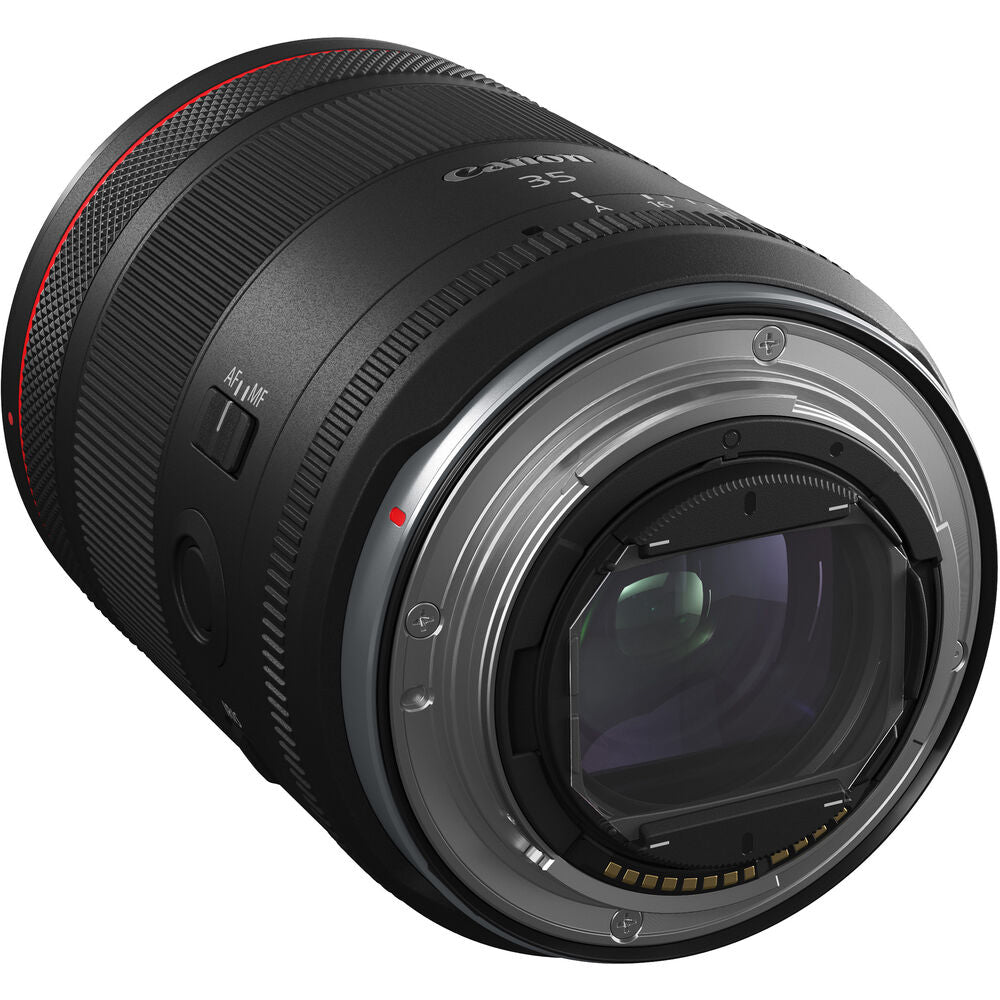 Canon L-Series RF Mount 35mm F/1.4 L VCM Full Frame AF Autofocus Hybrid Prime Lens with Voice Coil Motor, Nano USM, Manual Iris / Full Time Focus Rings for Professional Photography Videography and Mirrorless Cameras