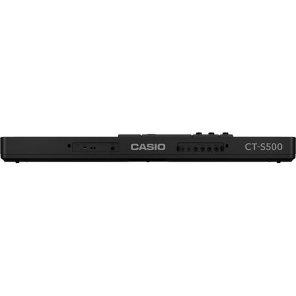 Casio Casiotone CT-S500 61 Keys Digital Keyboard Bluetooth MIDI Controller / Recorder with Active DSP, AiX Sound, 800 Tones, 243 Built-in Rhythm Presets for Musicians