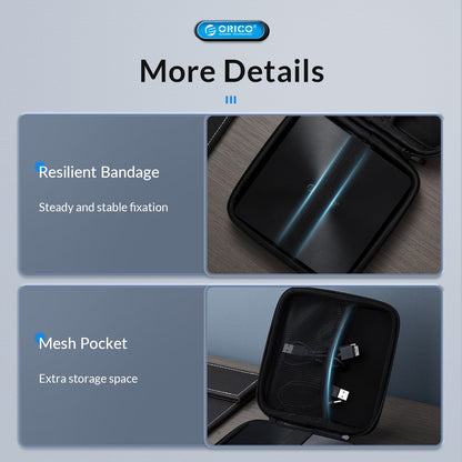 [CLEARANCE] ORICO External CD Drive Storage Bag Protective Electronic Accessories Organizer Case for CD, DVD, Blu-ray Drive, USB Flash Drive, USB Adapter, OTG, SD/TF Memory Card, External Hard Disk Drive, Wire Earphone, Data & Charging Cable | CDBAG