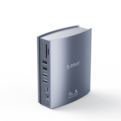 [CLEARANCE] ORICO USB 3.0 15-in-1 Multifunctional Docking Station with 10Gbps Type C Input, 4K 60Hz UHD, Support Apple M1, PD 100W, 5Gbps USB-C, USB-A 3.0, 480Mbps USB-A 2.0, 3.5mm AUX, 1000Mbps Ethernet, SD & TF Card Slot | CDH-15N