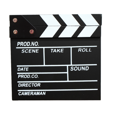 Cinepro 30 x27cm | 20 x 20cm Wood Film Directors Clap Board for Movie Production