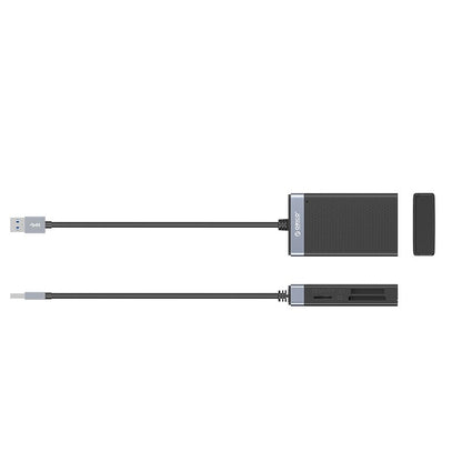 [CLEARANCE] ORICO CL4D-A3 4-in-1 USB 3.0 SD/TF/CF/MS Memory Card Reader with USB-A 3.0 Input, 5Gbps Transmission Rate, SD/microSD/Compact Flash/Memory Stick Card Output Slot for Windows 8/10, macOS, Linux