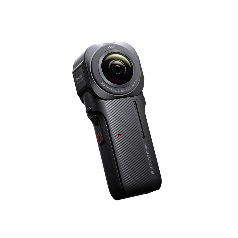 Insta360 ONE RS 1-Inch 360 Edition Camera with Invisible Selfie Stick, 6K 360 Degree Panoramic Video Horizon Lock, 21MP Photo, Co-Engineered with Leica Long-life Battery, PureShot HDR, Dual 1-Inch Sensors, IPX3 Water Resistant