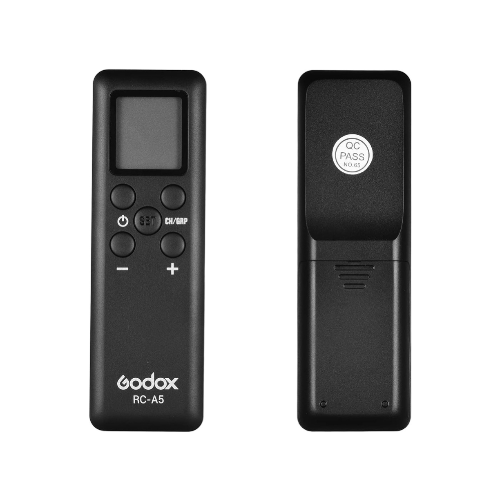 Godox RC-A5 Remote Control for Godox Lights with 16 Channels, 6 Groups, and 20 meters Range Compatible with LC500R, SL100W, SL200W, SL60W, SLB60W, FL150S, LED308CII, LED500C, LED500LRC, LEDP260C