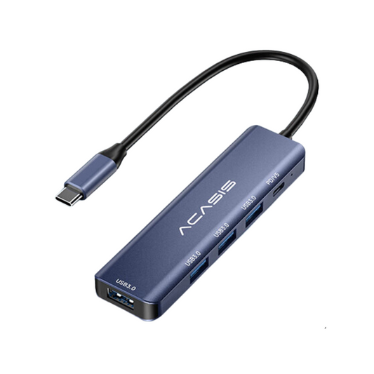 ACASIS DS-7UV5 5-in-1 USB 3.0 to Type C Hub Docking Station with 100W PD Fast Charging, and 5Gbps High Speed Data