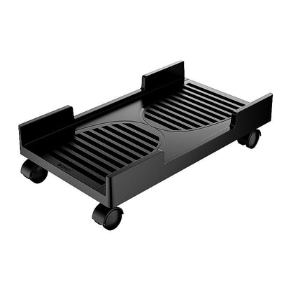 ORICO CPU PC Tower Case Holder Bracket Stand with Rotating Wheels, Base Ventilation Holes, 20KG Max Load, High-side Edges for Computer Desktop System Units | CPB3