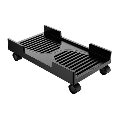 ORICO CPU PC Tower Case Holder Bracket Stand with Rotating Wheels, Base Ventilation Holes, 20KG Max Load, High-side Edges for Computer Desktop System Units | CPB3