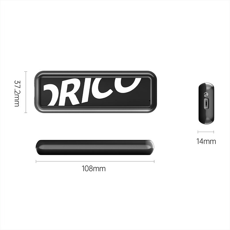 [CLEARANCE] ORICO CPM2C3 SATA to USB 3.1 Gen.1 M.2 SSD Enclosure Tool-Free with 0.3m Multi-Purpose Type C to Type C/USB-C to USB-A Cable, 6Gbps Fast Data Transfer Rate, 4TB Supported Capacity for Windows, macOS, Linux (Red)