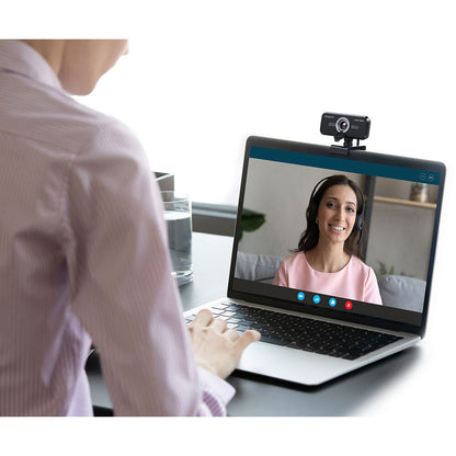 Creative Live! Cam Sync V2 1080P 2MP USB 2.0 Webcam with Auto Mute & Noise Cancellation, Built-In Dual Microphones, Camera Privacy Lens Cover, Clip & Screw Mount for Video Conference & Calls, PC, Laptop, Computer, Windows, macOS, Chrome OS