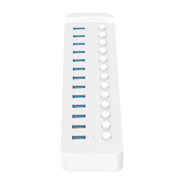 [CLEARANCE] ORICO 13 Port USB-A 3.0 Hub with Individual Switch, 5Gbps Transfer Rate, BC 1.2 Charging and Blue LED Power Indicator | CT2U3-13AB-US