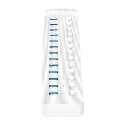[CLEARANCE] ORICO 13 Port USB-A 3.0 Hub with Individual Switch, 5Gbps Transfer Rate, BC 1.2 Charging and Blue LED Power Indicator | CT2U3-13AB-US