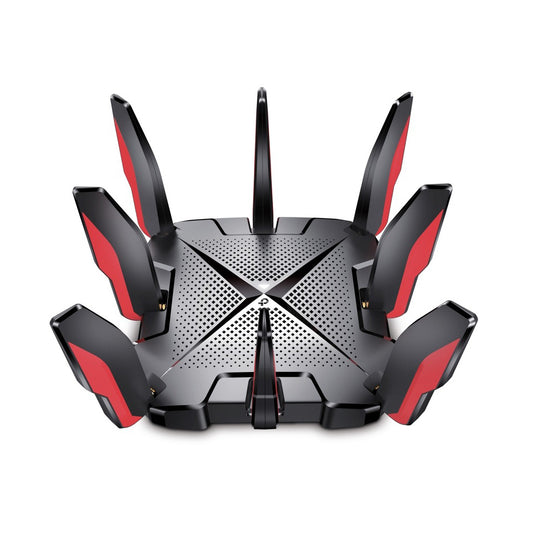 TP-Link Archer GX90 AX6600 Tri-Band MU-MIMO Wi-Fi 6 Gaming Router with 5G Gaming Band, 4804Mbps at 5GHz_2, 2.5G WAN Port, 1.5GHz Quad-Core CPU, OFDMA, Beamforming, USB 3.0 / 2.0 Port, OneMesh, IPv6, Access Point Mode, VPN Server, DFS, IPTV