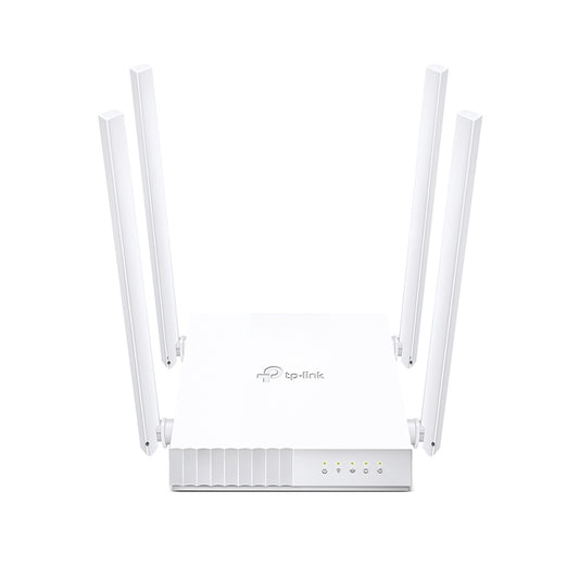 TP-Link Archer C24 AC750 3-in-1 Dual Band Wi-Fi Router with Access Point / Range Extender Mode, 433Mbps at 5GHz, 300Mbps at 2.4GHz, IPv6 / IPTV Supported, Agile Config, Parental Controls