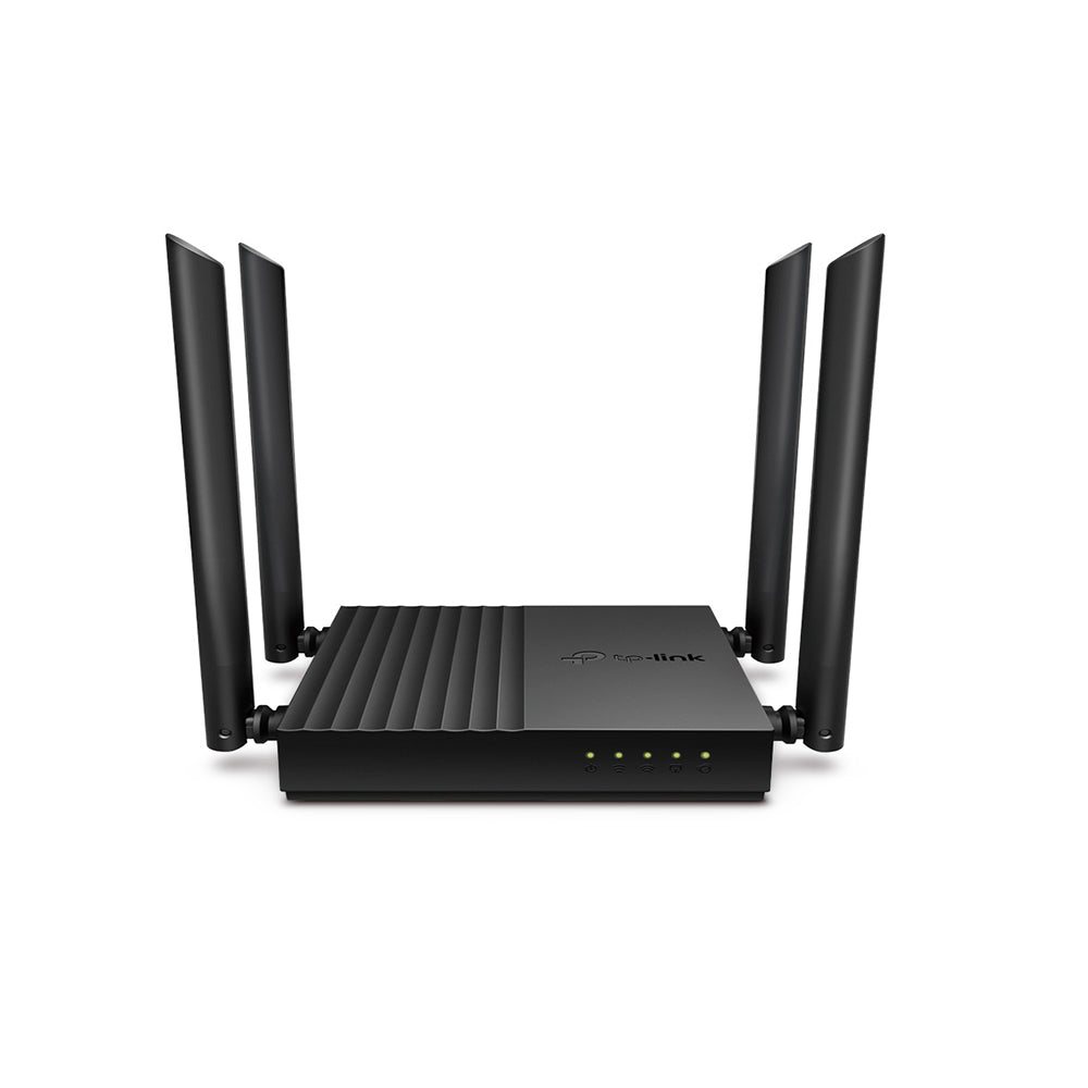 TP-Link Archer C64 AC1200 Dual Band Gigabit Wi-Fi MU-MIMO Router with 867Mbps at 5GHz, 300Mbps at 2.4GHz, Access Point Mode, Beamforming, IPv6 Supported, IPTV, Parental Controls, Agile Config