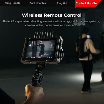 SmallRig Wireless Follow Focus Grip and Accessories for DJI RS 4 PRO | RS 4 | RS 3 PRO | RS 2 Gimbal with max 100m Control Range, Onboard Controls, 10hrs Built-in Battery and Aluminum Alloy Construction