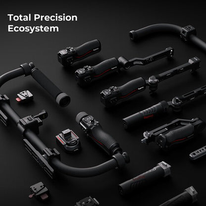 SmallRig Wireless Follow Focus Grip and Accessories for DJI RS 4 PRO | RS 4 | RS 3 PRO | RS 2 Gimbal with max 100m Control Range, Onboard Controls, 10hrs Built-in Battery and Aluminum Alloy Construction