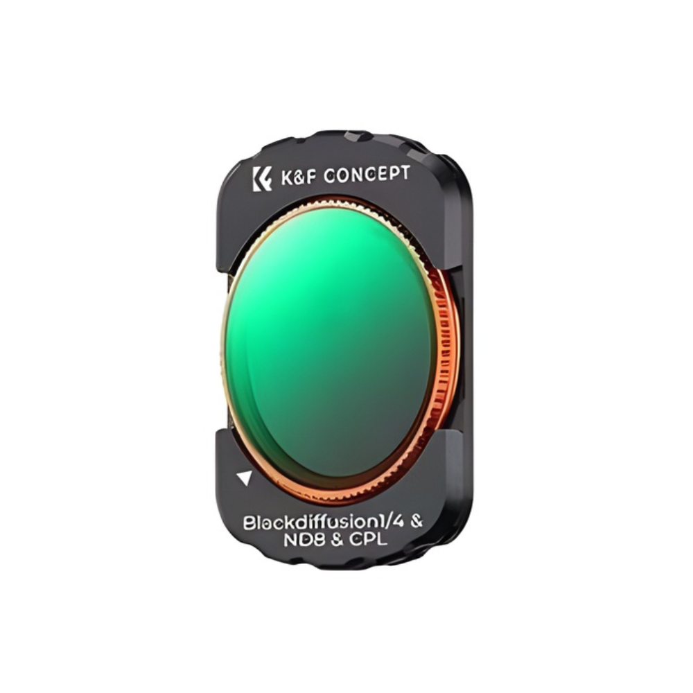 K&F Concept Nano-X Series CPL + Black Diffusion + ND8-16 Lens Filter For DJI Osmo Pocket 3
