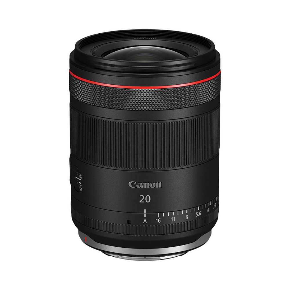Canon RF 20mm f/1.4 L VCM Autofocus Full Frame Format Cinematic Ultrawide Hybrid Lens