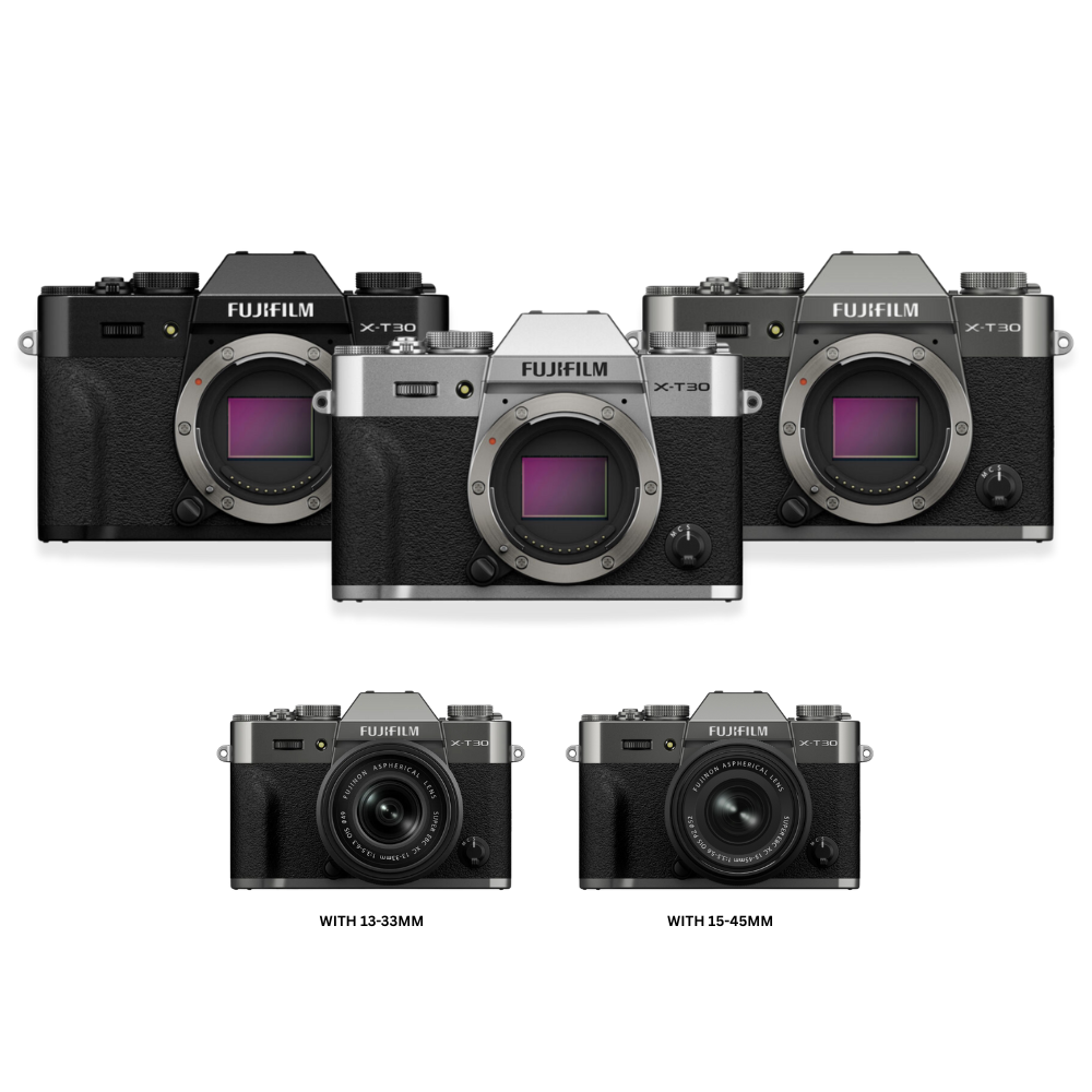 FUJIFILM X-T30 III Mirrorless Camera with XC 13-33mm f/3.5-6.3 OIS / XC15-45mm f/3.5-5.6 OIS PZ Lens