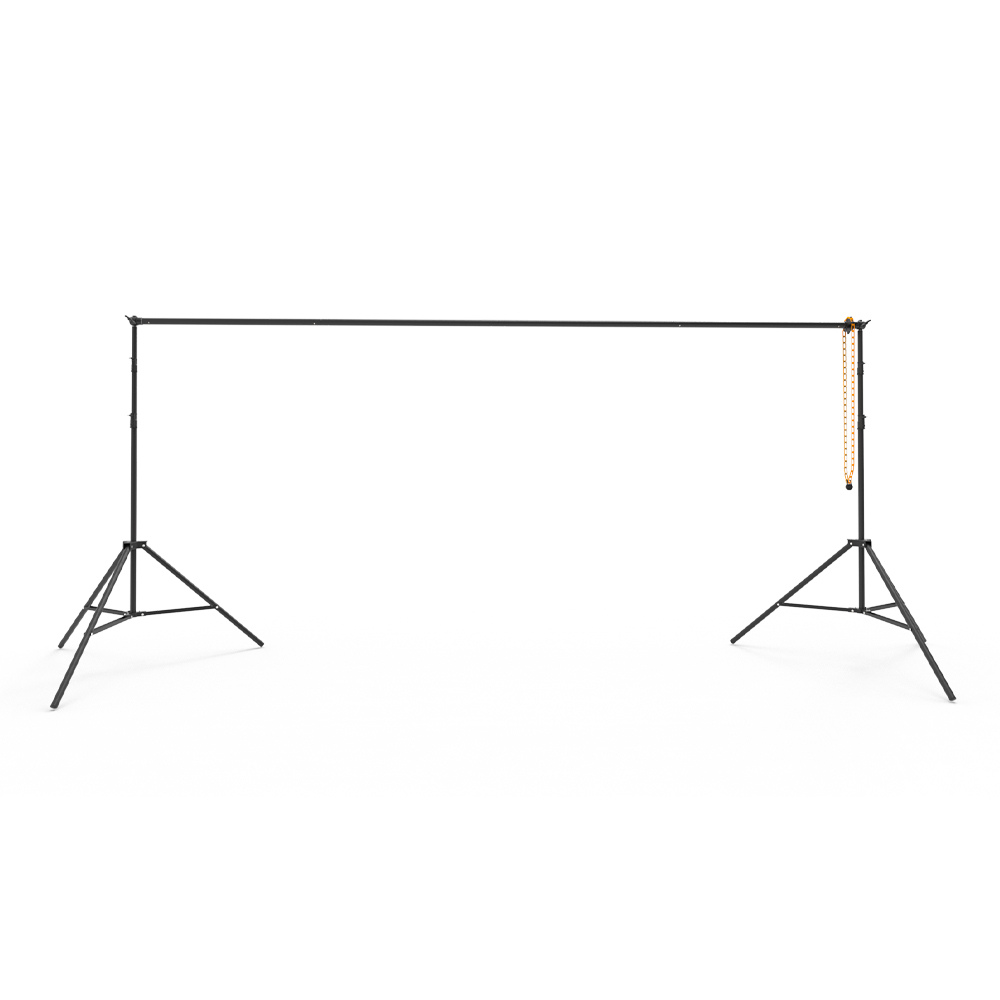 Pxel 2.6M Light Stand with Crossbar & Chain Drive, Plastic Counterweight Chain with  260cm Max Height